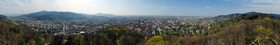 Freiburg view from Schlossberg